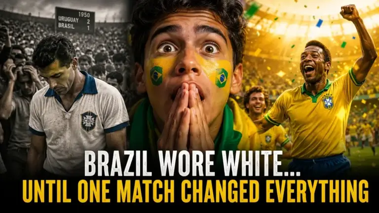 Brazil's famous yellow shirt exists because of a loss, not a victory