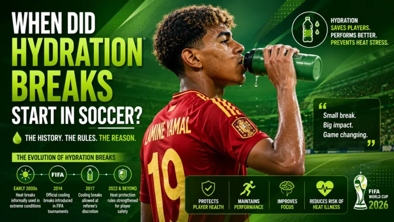 Soccer hydration breaks: history and benefits